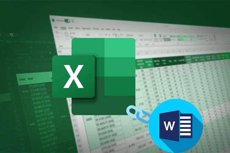 Cách liên kết dữ liệu giữa Excel và Word cực đơn giản