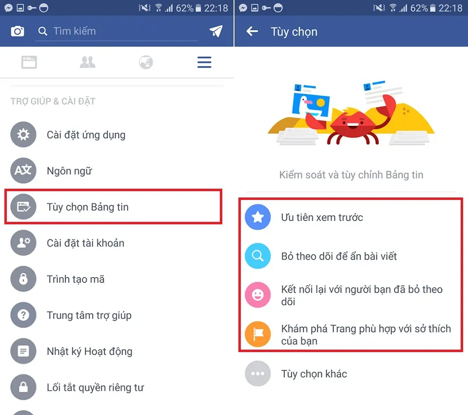 Cách loại bỏ những status “rác” trên new feed Facebook