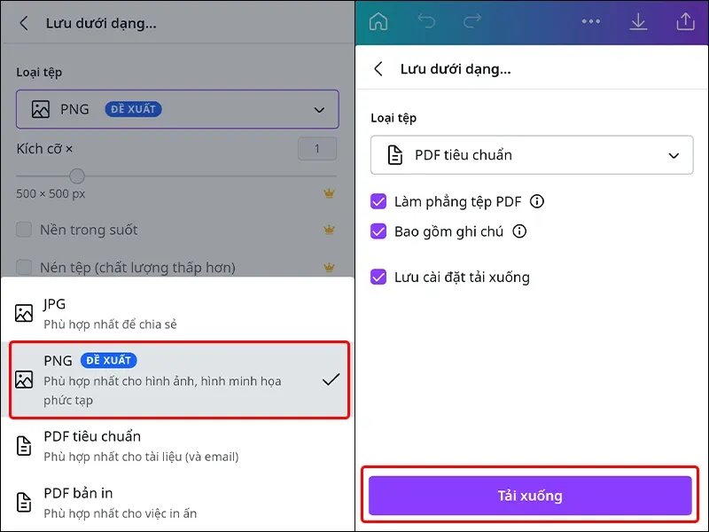 Cách lưu các dự án trên Canva dưới dạng PDF cực đơn giản