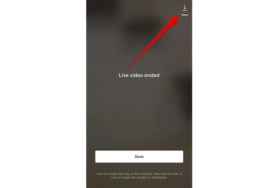 Cách lưu lại video sau khi quay Live Instagram trên iPhone nhanh chóng nhất