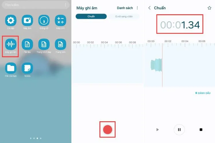 Cách mở ghi âm trên Samsung đơn giản nhất