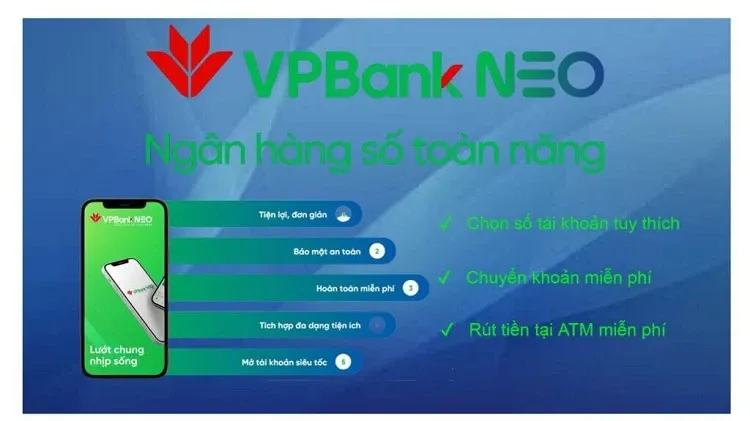 Cách mở tài khoản VPBank số đẹp miễn phí, không cần ra ngân hàng