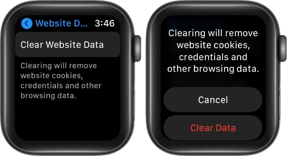 Cách mở trang web trên Apple Watch