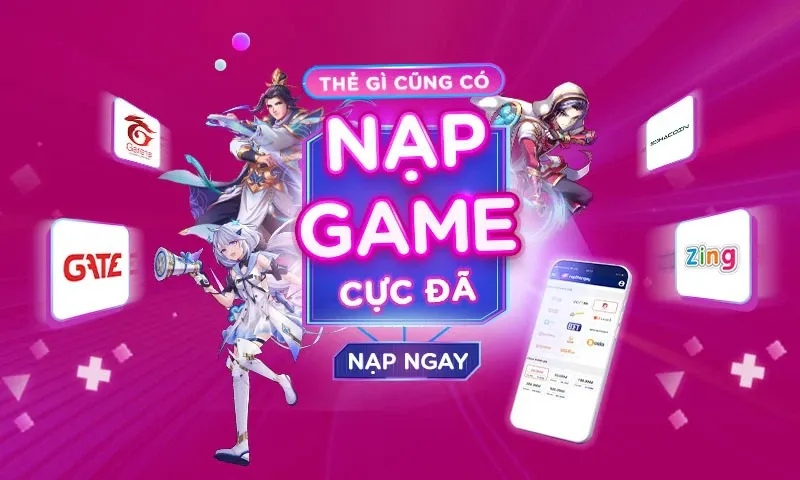 Cách nạp, mua thẻ Garena, thẻ Zing thanh toán bằng MoMo cực dễ và an toàn