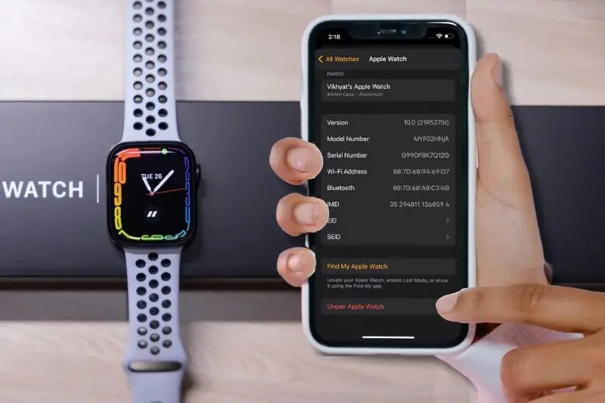 Cách ngắt kết nối Apple Watch với iPhone đơn giản, an toàn và không làm hư hỏng thiết bị