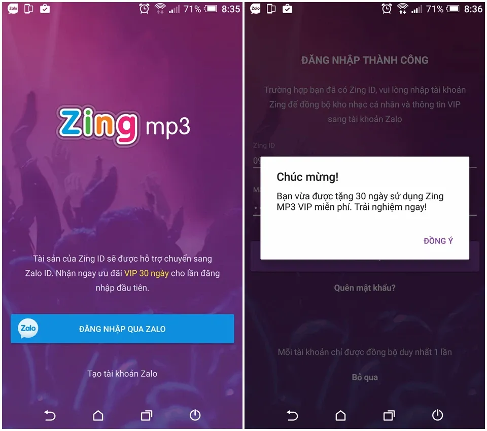 Cách nhận 30 ngàỳ tài khoản VIP Zing MP3 hoàn toàn miễn phí