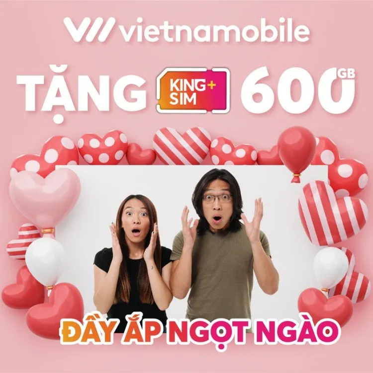 Cách nhận gói cước data 4G miễn phí từ nhà mạng Vietnamobile dịp Valentine này