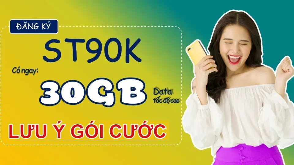 Cách nhận gói ST90k miễn phí TikTok không giới hạn với 1GB truy cập mạng mỗi ngày