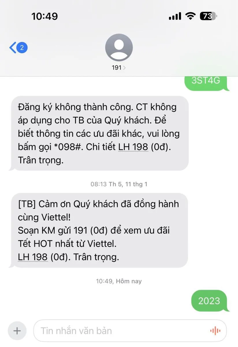 Cách nhận quà kết thúc năm 2023 của Viettel, thử ngay để nhận tiền di động và data miễn phí hấp dẫn