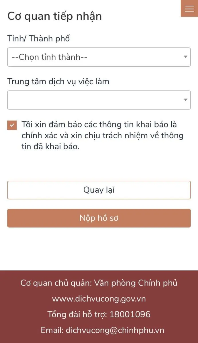 Cách nộp hồ sơ trợ cấp thất nghiệp online bằng điện thoại