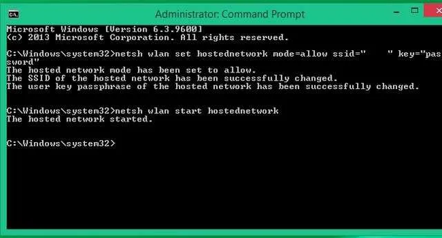 Cách phát WiFi từ laptop dùng Windows 7, Windows 8 và Windows 10