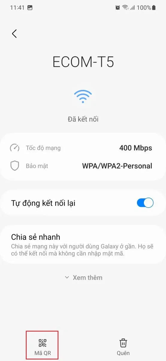 Cách quét mã QR WiFi để truy cập mạng không cần mật khẩu trên Android và iOS