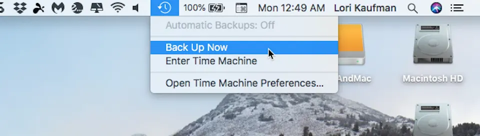 Cách sao lưu dữ liệu trên hệ điều hành macOS bằng công cụ Time Machine