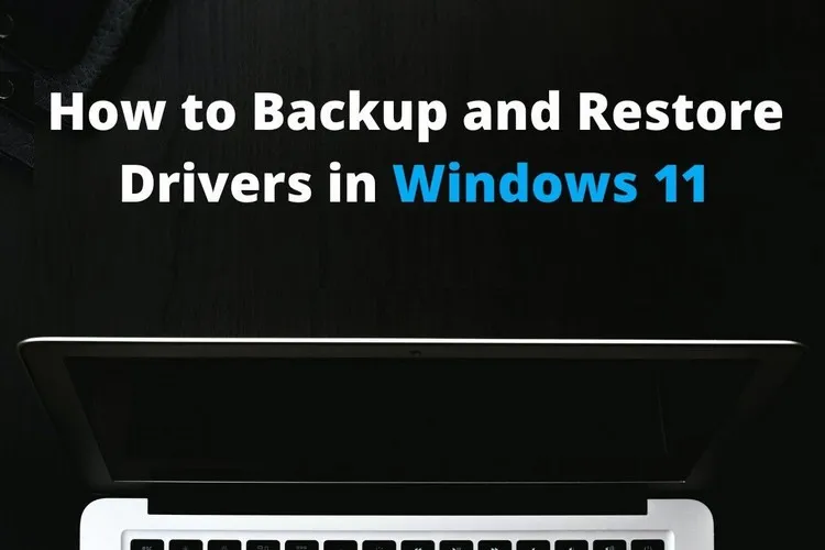 Cách sao lưu và khôi phục driver trên Windows 11