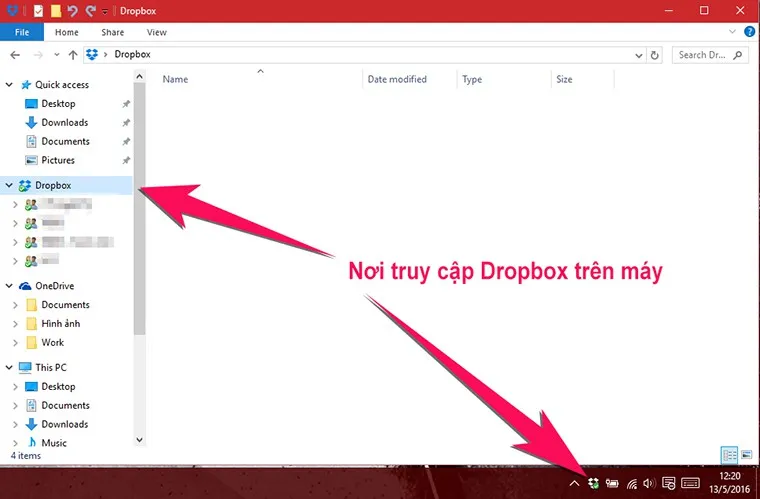 Cách sử dụng dịch vụ lưu trữ tập tin Dropbox