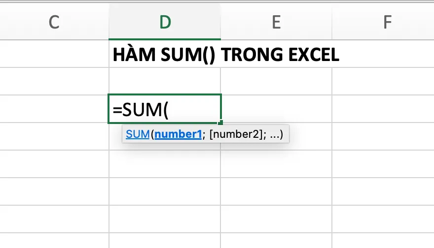 Cách sử dụng Excel: 5 hàm cơ bản nhất cho người mới bắt đầu