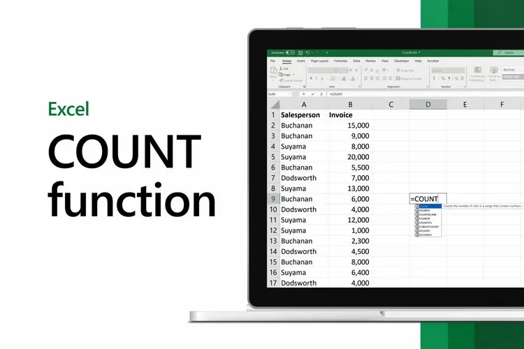 Cách sử dụng hàm COUNTA trong Excel vô cùng đơn giản mà bạn nên biết