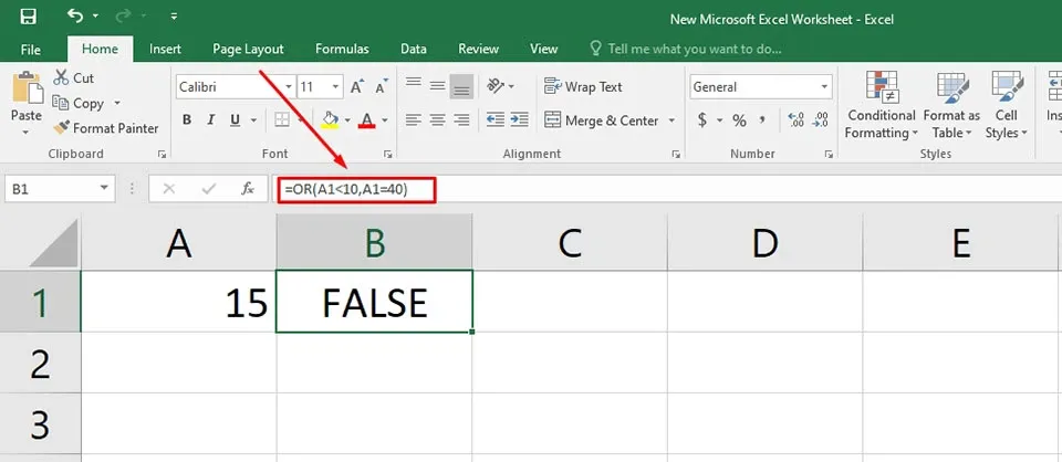 Cách sử dụng hàm OR trong Excel mà không phải ai cũng biết