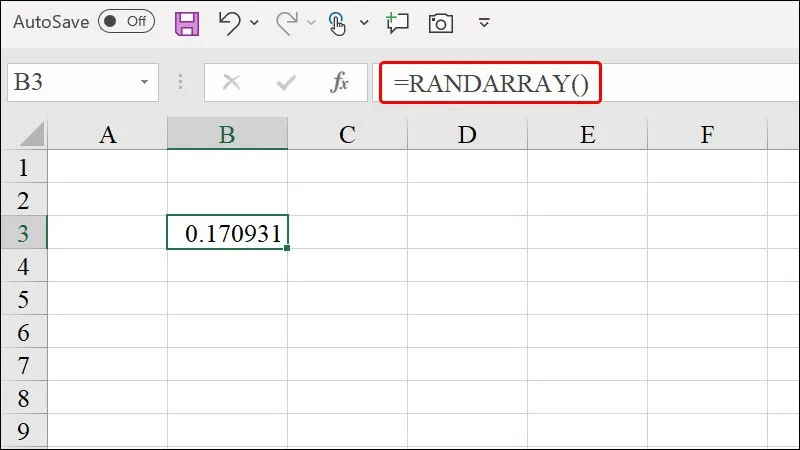 Cách sử dụng hàm RANDARRAY để sắp xếp dữ liệu ngẫu nhiên trong Excel cực hiệu quả