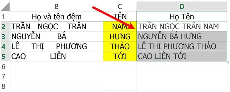 Cách sử dụng hàm TRIM trong Excel cực đơn giản có thể bạn chưa biết