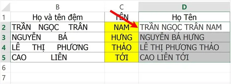 Cách sử dụng hàm TRIM trong Excel cực đơn giản có thể bạn chưa biết