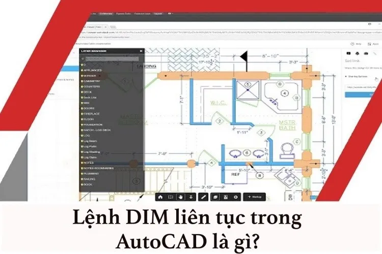 Cách sử dụng lệnh DIM liên tục trong CAD chuẩn dân thiết kế 2023