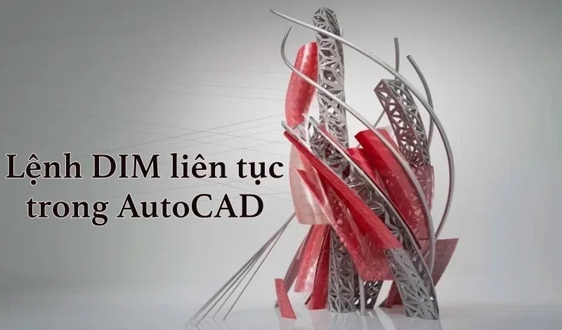 Cách sử dụng lệnh DIM liên tục trong CAD chuẩn dân thiết kế 2023