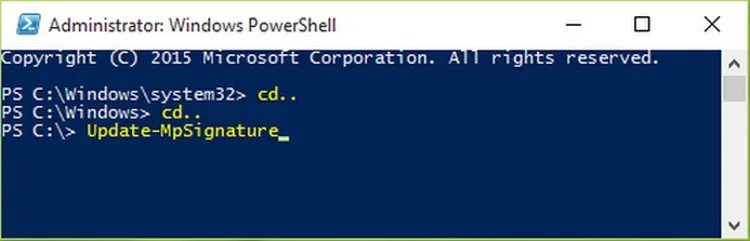 Cách sử dụng PowerShell quét phần mềm độc hại trên Windows 10