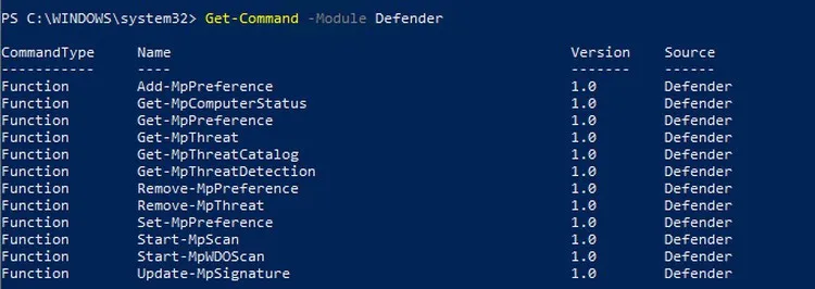 Cách sử dụng PowerShell quét phần mềm độc hại trên Windows 10