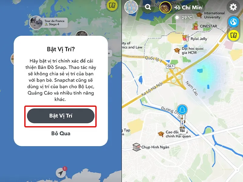 Cách sử dụng Snap Map trên Snapchat cực nhanh