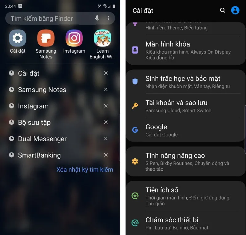 Cách sử dụng song song hai tài khoản Facebook, Messenger cho dòng smartphone Samsung