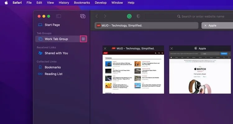 Cách sử dụng Tab Groups Safari trên máy Mac