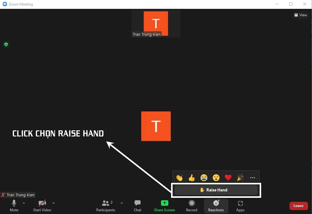 Cách sử dụng tính năng giơ tay trên Zoom cực kỳ đơn giản