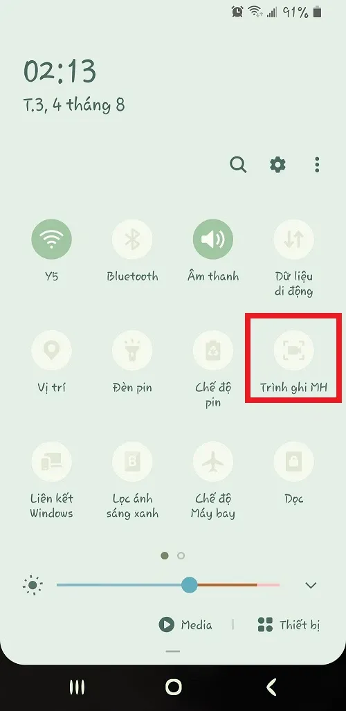 Cách sử dụng Trình ghi màn hình trên điện thoại Samsung
