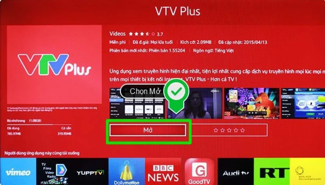 Cách sử dụng VTV Plus chi tiết trên Smart tivi giúp bạn khám phá nhiều chương trình mới