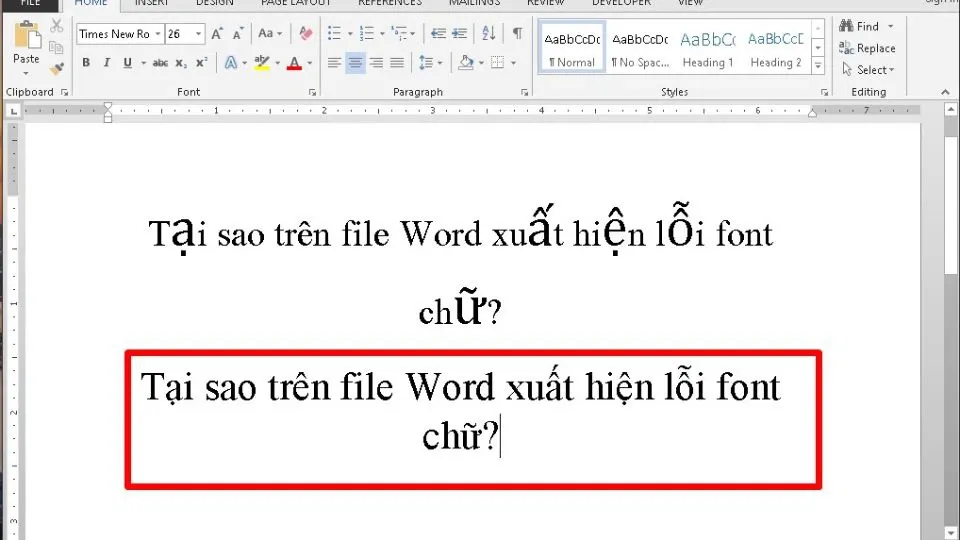 Cách sửa lỗi font chữ trong word nhanh chóng, chuyên nghiệp không phải ai cũng biết