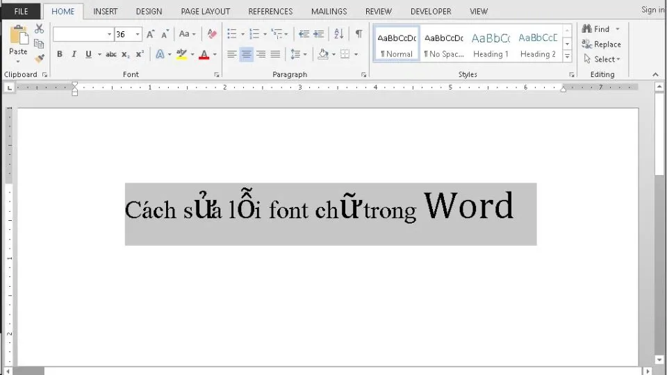 Cách sửa lỗi font chữ trong word nhanh chóng, chuyên nghiệp không phải ai cũng biết