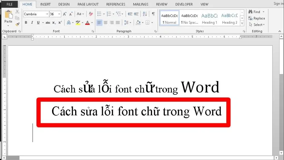 Cách sửa lỗi font chữ trong word nhanh chóng, chuyên nghiệp không phải ai cũng biết