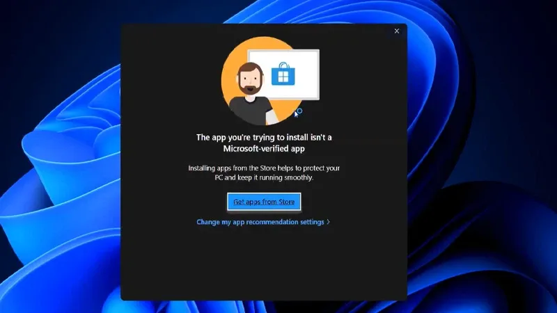 Cách sửa lỗi The app you’re trying to install isnt Microsoft verified app trong Windows
