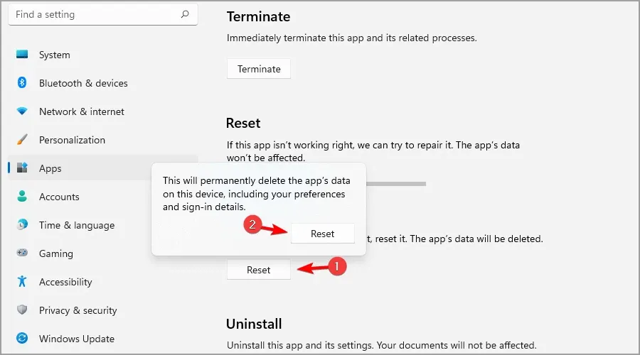 Cách sửa lỗi ứng dụng Settings trên Windows 11