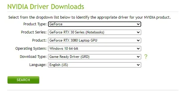 Cách sửa lỗi xung đột driver card màn hình NVIDIA không tìm thấy trong Windows 11,10