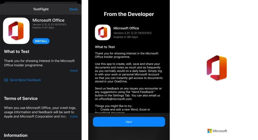 Cách tải bản preview của Microsoft Office trên iOS và Android