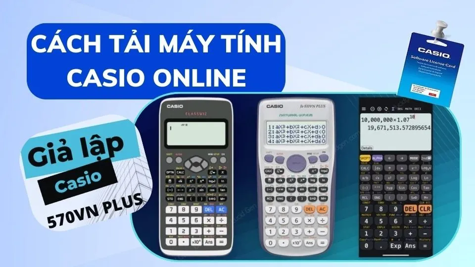 Cách tải chi tiết máy tính Casio online trên PC và laptop cực đơn giản và nhanh chóng