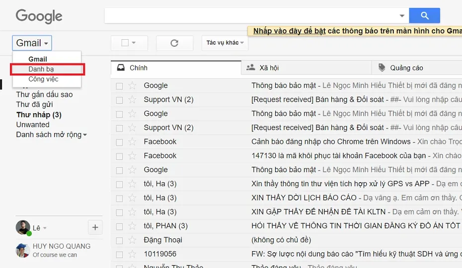 Cách tải danh bạ từ gmail về máy tính đơn giản như trở bàn tay