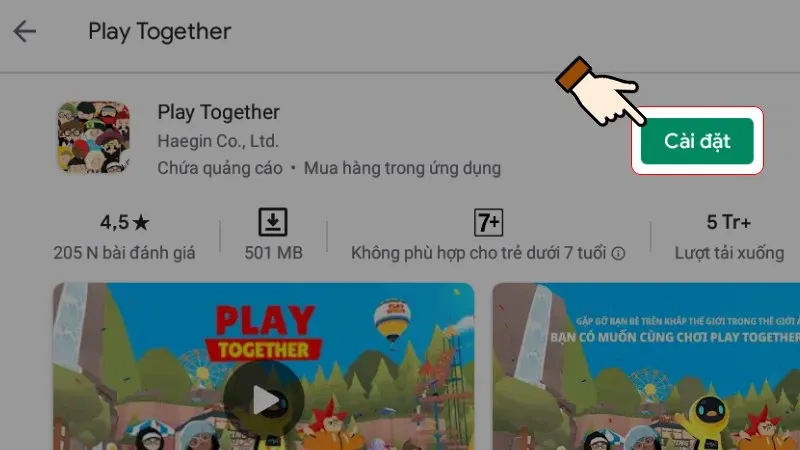 Cách tải Play Together trên máy tính PC, Laptop cực nhanh chóng