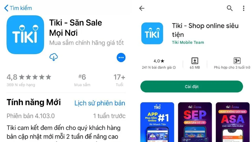 Cách tải Tiki trên điện thoại Android, IOS miễn phí và nhanh chóng mới nhất 2024