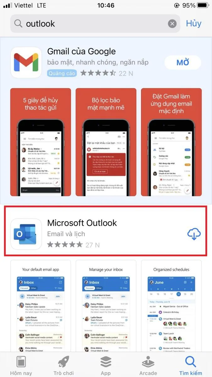 Cách tải ứng dụng Outlook trên iPhone dễ dàng nhất