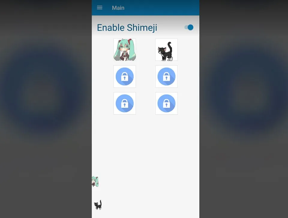 Cách tải và sử dụng Shimeji để hiển thị trên màn hình điện thoại
