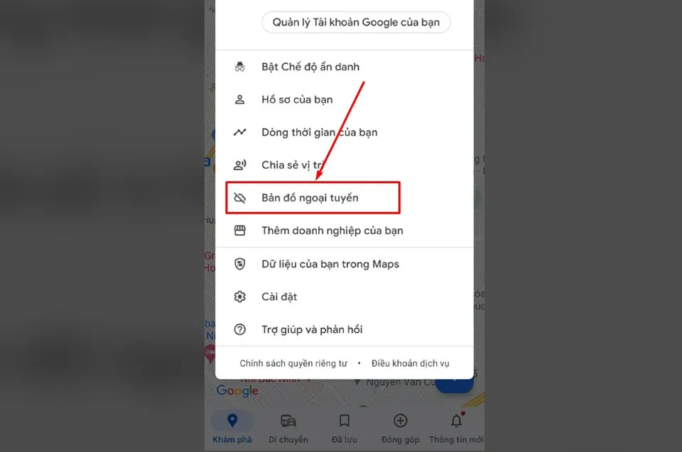 Cách tải về bản đồ ngoại tuyến cho Google Maps để điều hướng không cần Internet