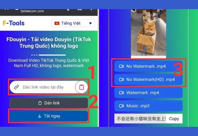 Cách tải video Tiktok Trung Quốc không logo chất lượng cao cực đơn giản chỉ trong 1 nốt nhạc